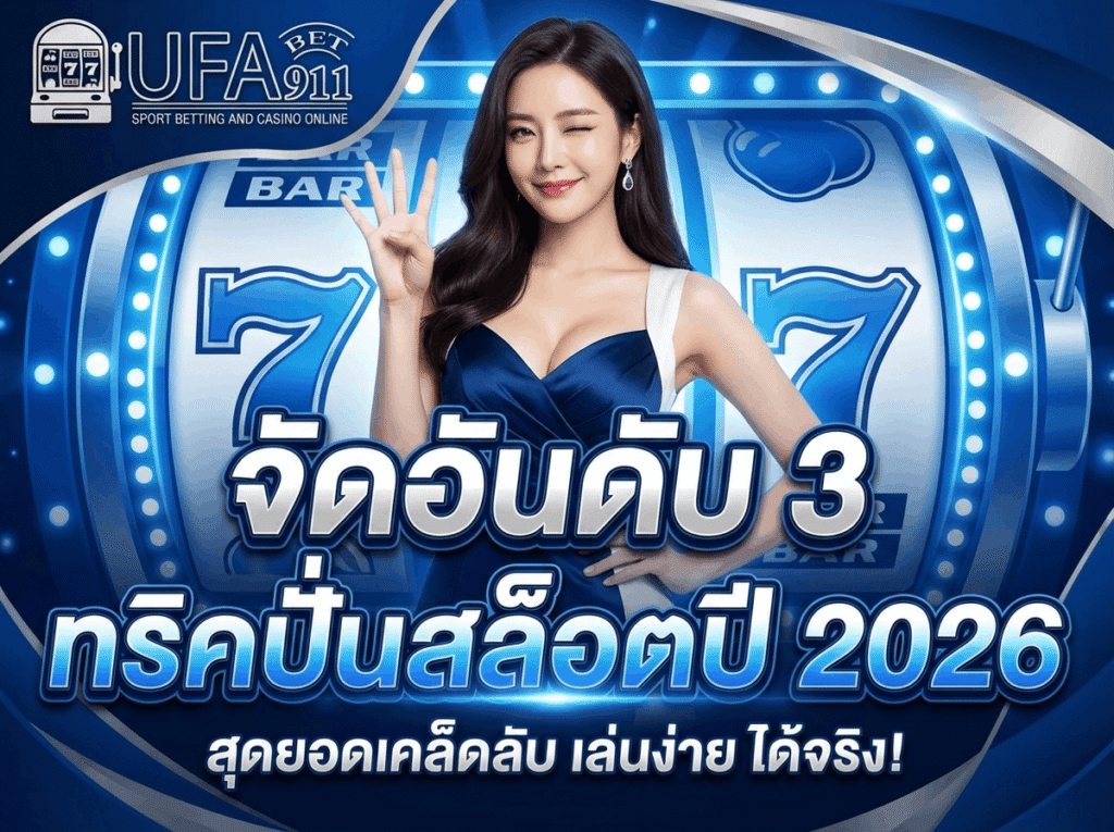 จัดอันดับ 3 ทริคปั่นสล็อตปี 2026